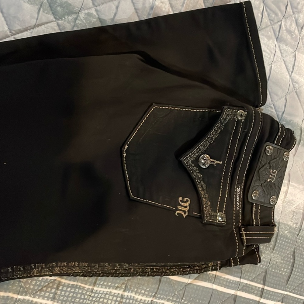 Miss me black skinny jeans size 28